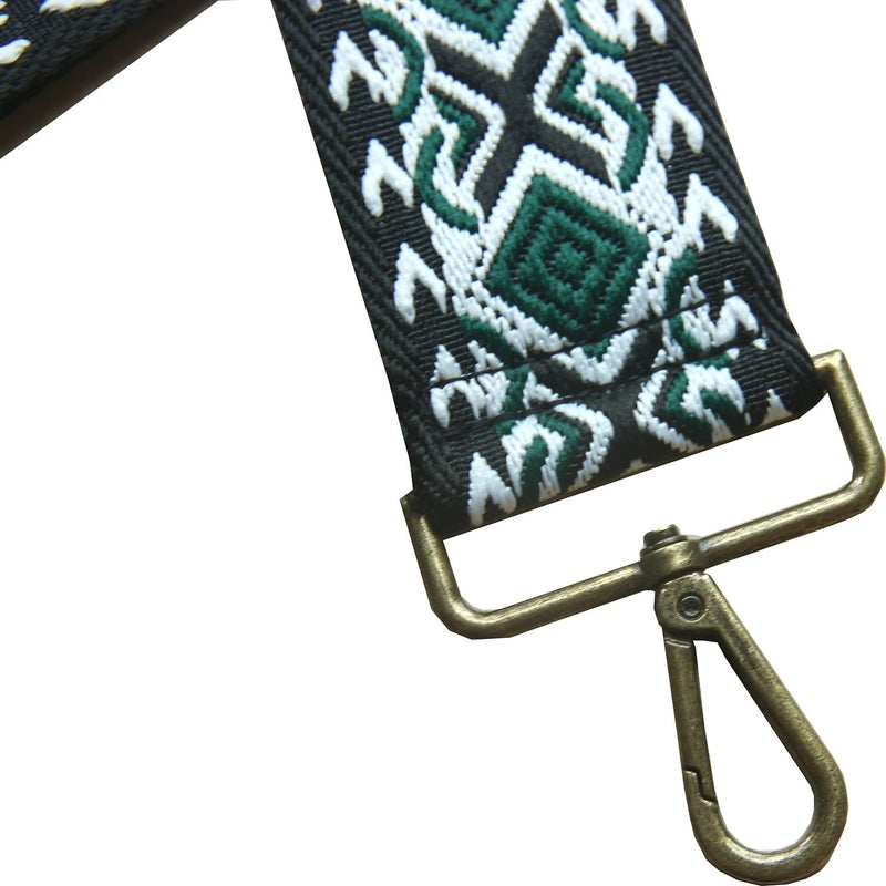 Yiaizhuo Ethnic 2" Wide Women's Purse Strap Replacement Crossbody Canvas Bags Shoulder Guitar Straps for Handbag Adjustable - Image 2